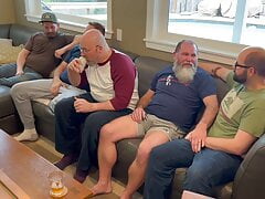 Super Bowl Party ends in Orgy