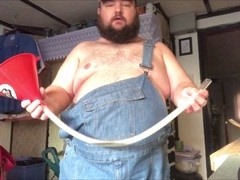 Gay belly, smoking, meaty