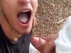 Sperm luck in the bushes