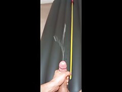 HUGE COCK EDGED FOR A HUGE CUMSHOT, PART 2