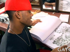 Interracial Homosexual Doggystyle Action: Watch This Bi-Racial Duo Get Wild!