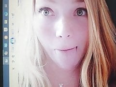 Cumtribute for a nic blonde