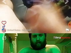 Jerking off to random horny men!! CUM!!!!