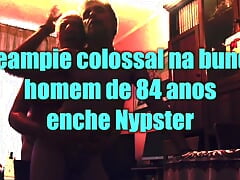 Colossal Creampie in the Ass: 84-year-old Man Fills Nypster