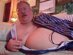 Sugar Rich Sugar Distinguished Gentleman with Biggest Belly with the Biggest Cock Has Wonderful Man Tits