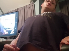 Supah naughty boy edging and nutting so rock-hard