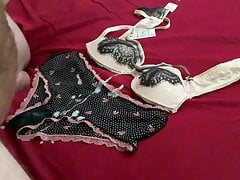 Bra and panties cum covered
