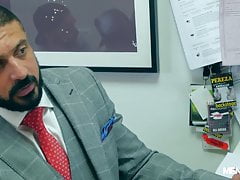 MARCO NAPOLI GETS BANGED BY DIEGO REYES ON HIS OWN DESK