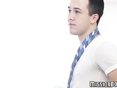 Mormon elder seduced and bareback cowgirl fucked young gay
