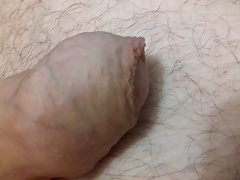 My cock waking up and beginning to stir