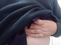 Cop Plays with Cock in Public Toilet to Become Rich on Faphouse