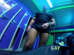 Str8 daddy handsfree in gym