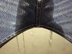 Pissing my jeans at the beach