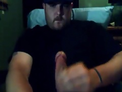 Sexy redneck stroking hard