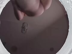 POV of Sitting on a Open Mud Bucket