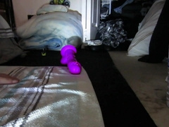 Huge Purple Dildo Stretches Me Out 2
