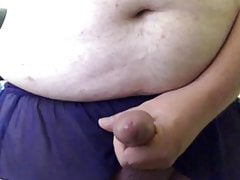 Purple Mini Skirt - Cumshot