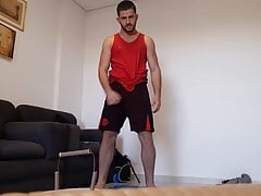 Gary's workout makes him horny - worship a str8 alpha stud -