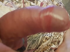 Lying on the Bed and Jerking off My Little Cock Until I Orgasm