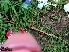 Public Getting off - I Paw My Stiffy Outdoors Where The Prostitute Romps With Her Customers