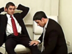 Gay sex, daddy, suit fuck