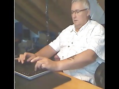 grandpa cum on cam
