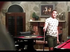 Twink gets spitroasted bareback