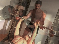 Exercise with Step-dad escalates into getting jammed by his gigantic lollipop - CodyFordsd