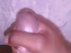 Hung cock handjob
