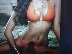 Hot sexy bikni navel spitting