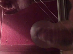 Daddy cum huge and moaning