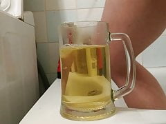 Toilet slave's mouth pissing & pee drinking compilation pt2