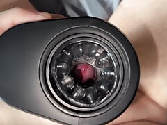 Thanks to my new toys, my little cock cums well