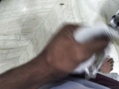 Enjoying with my big black cock only aunty