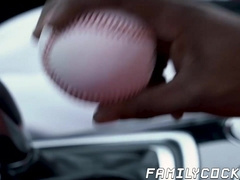 Raw dick sucking and fucking with two kinky stepbrothers