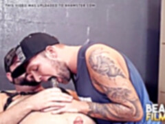 BEARFILMS fur covered Aiden Storm pulverizes Sebastian Sax doggy style