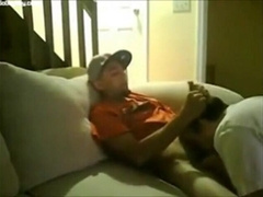 Daddy Gives Twink Thug His First BJ
