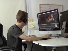 Twink Porn Fucked In The Editing Suite