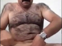 Str8 mustache married daddy play on bed 12