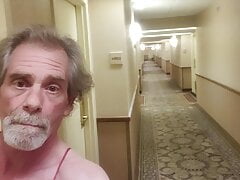 Showing off in the hall way casino in vegas
