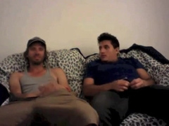 Str8 best friends jerking together watching porn 2