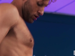 Men - Horny Tailor Mateo Tomas Measures Up Dom Kings Dick And Gives Him A Sneaky Blowjob