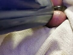 Loud intense cum with massager