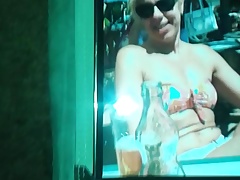 Blonde MILF Caroline Cum Tribute #3