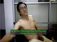 Horny Indonesian Daddy Cum