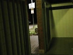 Hot risky Wank and cum in public toilett