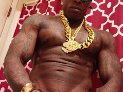 BIG BLACK COCK Idolize Hallelujah Johnson ( i'm the Real Sex Industry Star here's another Jizz Shot)