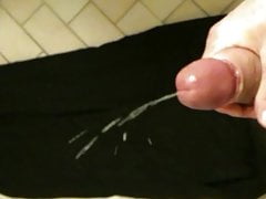 Huge cumshot in slow motion