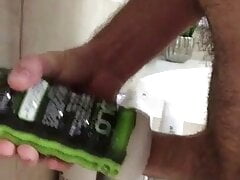 FLESHLIGHT Delights Pt.2: Comely Hairy Cut Bear WANKs To CUM