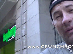 Jordan pummeled barebakc by yago SINNER in the boyberry cruising in Madrid